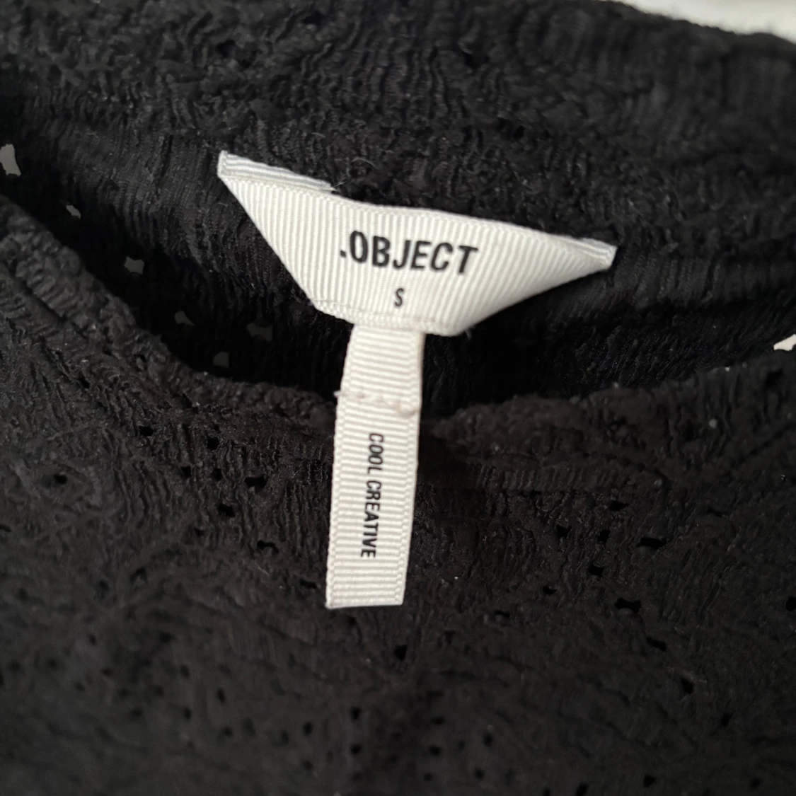 Svart spetsblus från Vila - 1