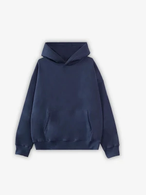 Mörkblå oversized hoodie - Skön hoddie från Gina💕