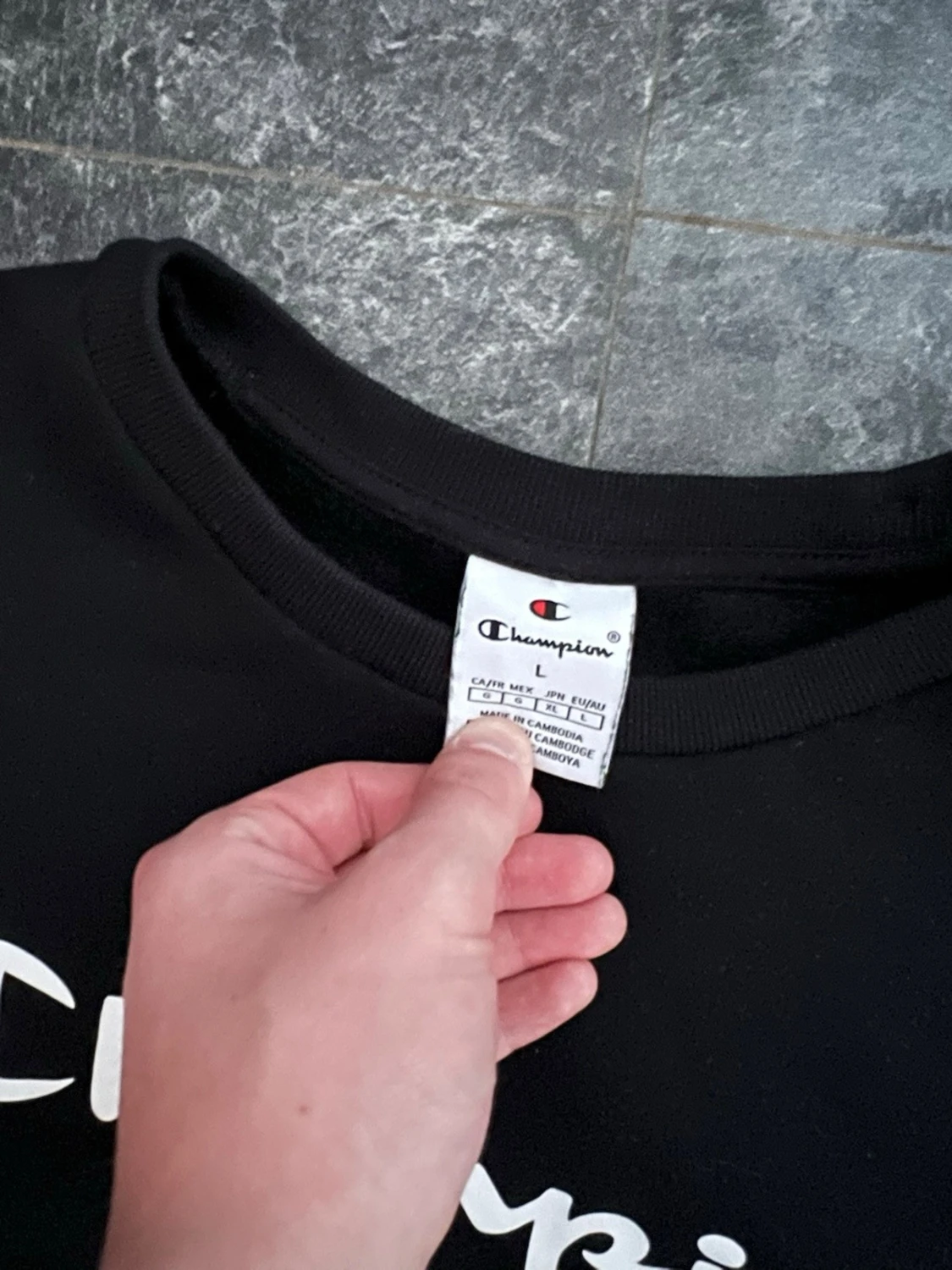 Svart Champion sweatshirt - 3