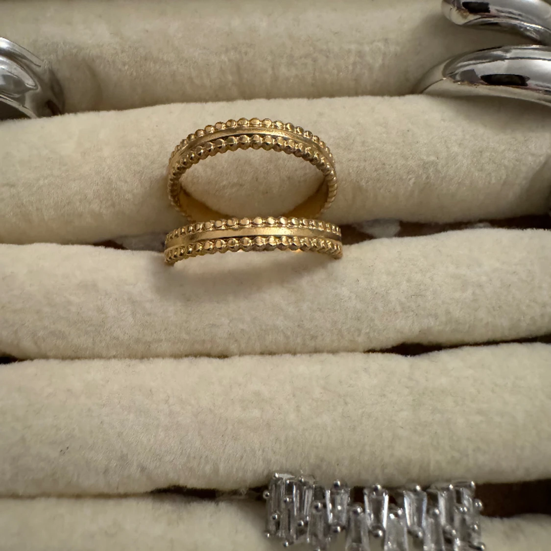 Rostfritt stål ring  - 90