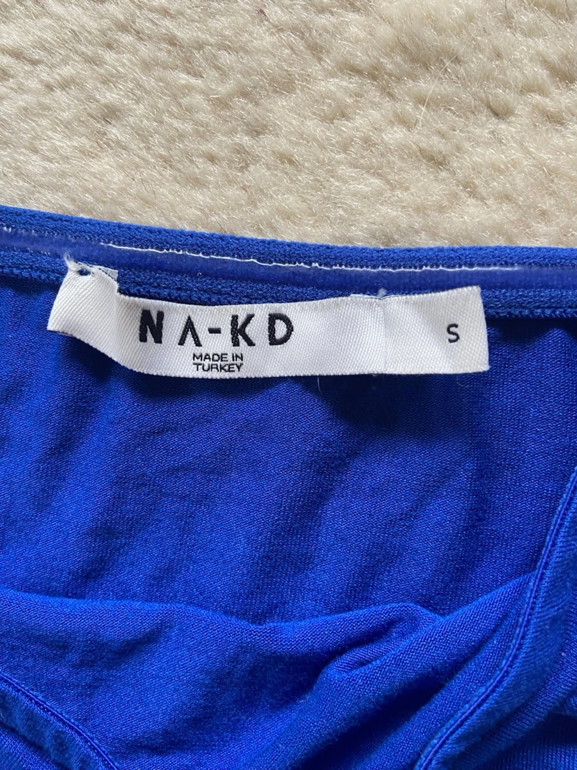 Blå halterneck tubtopp - 2