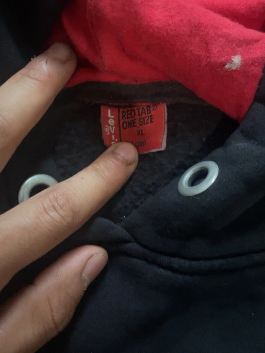 Svart hoodie från Levi's Red Tab XL - 1