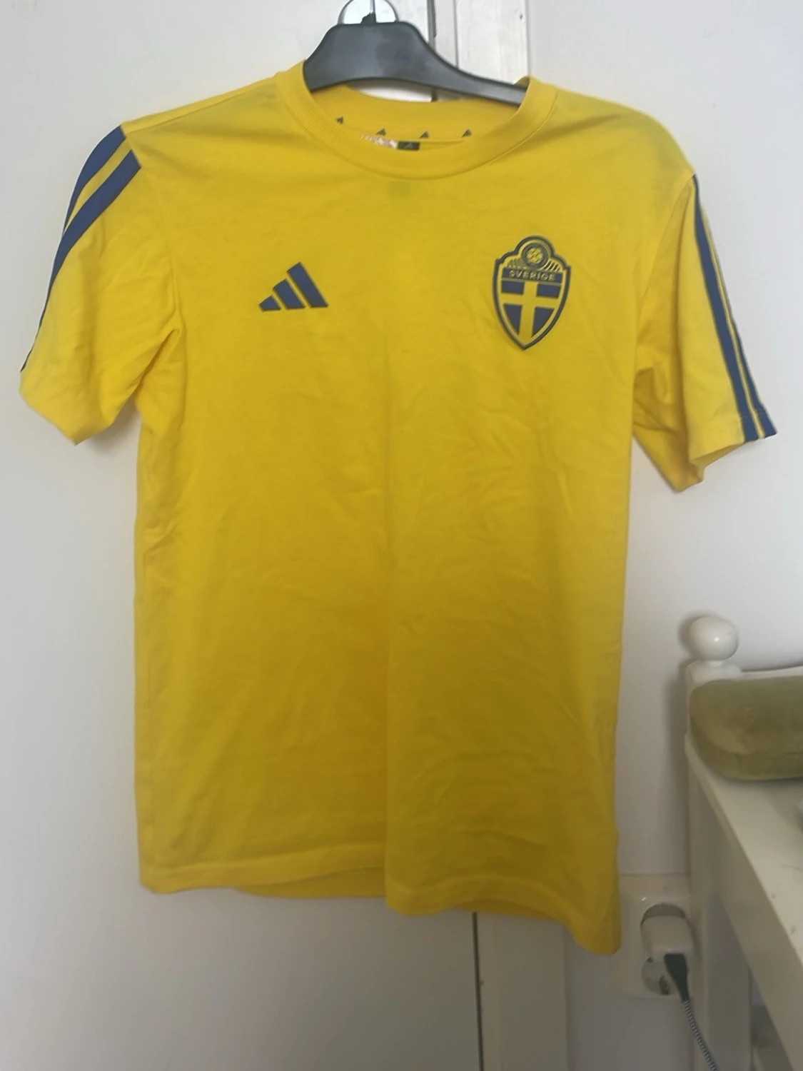 Svensk landslagströja Adidas gul