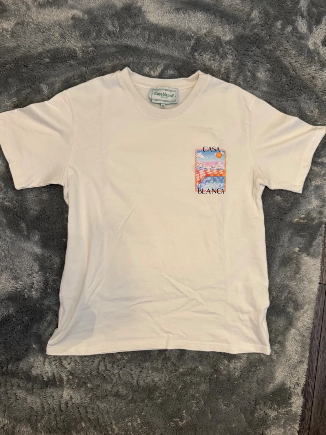 Vit t-shirt från Casablanca storlek S