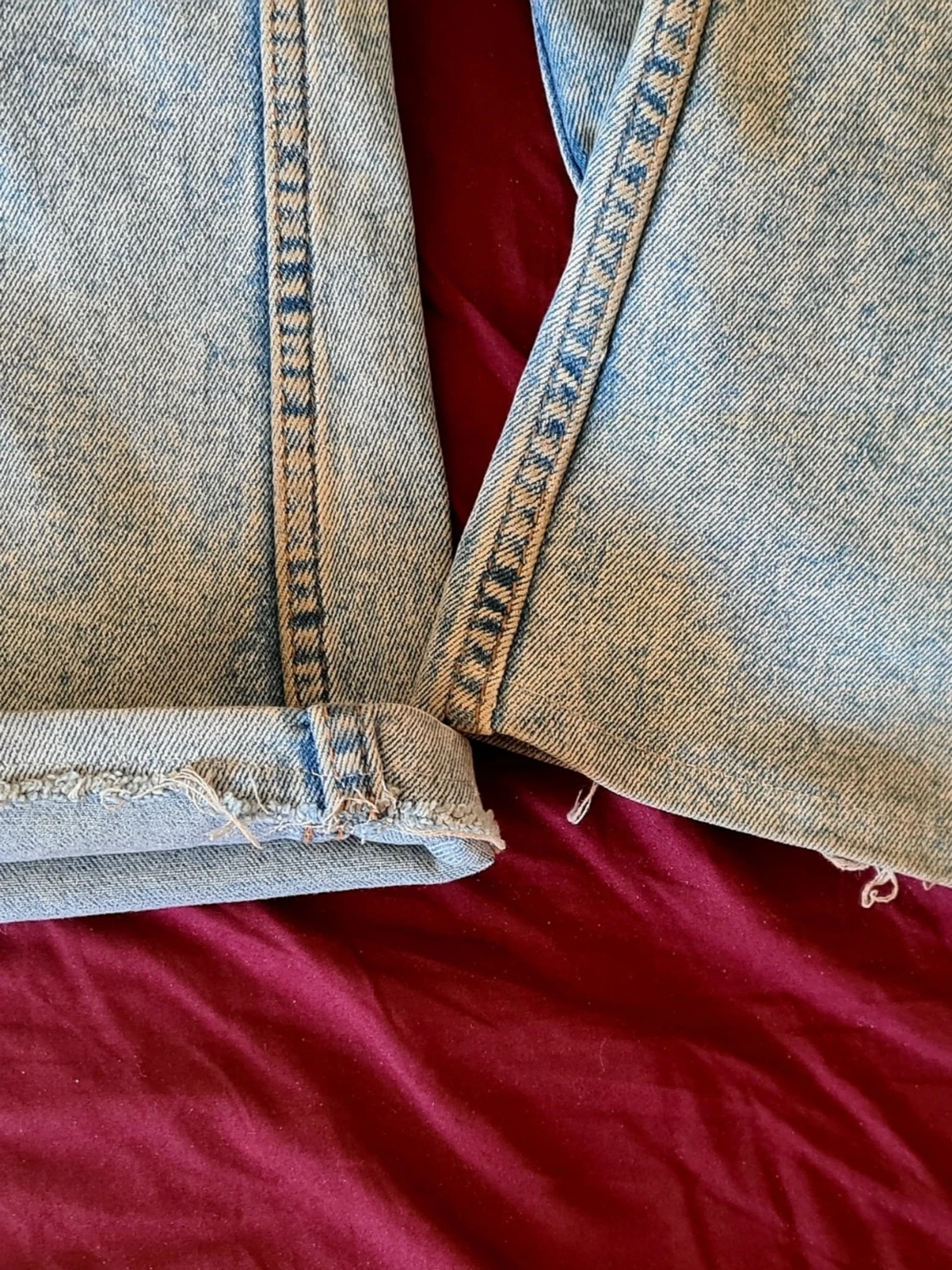 Ljusblå bootcut jeans - 2