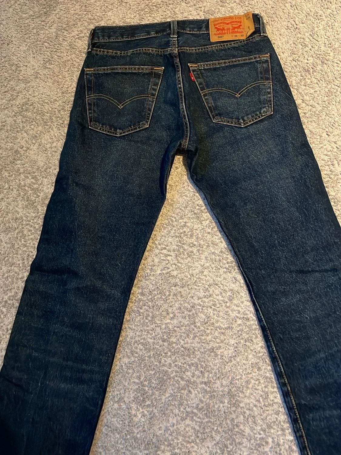 Mörk blå Levis 501 - 1