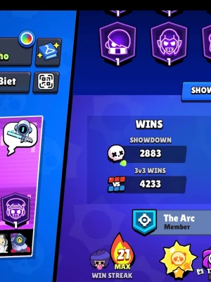Brawl Stars spelkonto med hög ranking - Säljer ett Brawl Stars spelkonto med över 46 000 troféer, många brawlers och imponerande statistik. Kontot har 2883 showdown-vinster och 4233 3v3-vinster. Perfekt för dig som vill ta din gaming till nästa nivå! Och alla 103 brawlers jag säljer det för att jag inte spelar det mer!