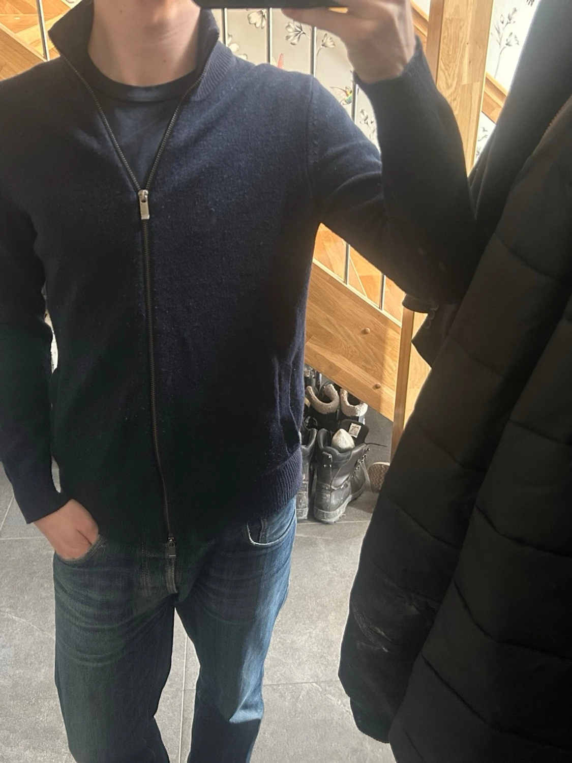 Kashmir Massimo Dutti fullzip