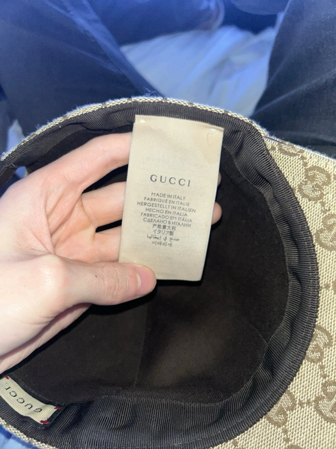 Gucci canvas keps - 2