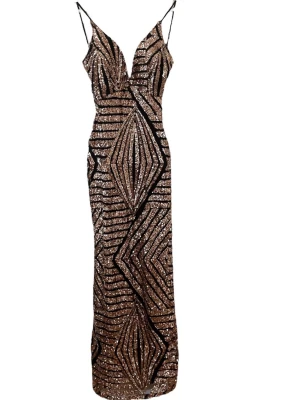 Versace stil balklänning  - påminner om Versace och passar perfekt till bal, bröllop eller andra speciella tillfällen.  - jag är 173 för referens och bär storlek S  Mått💞 Längd (från armhålan till botten): 130cm Längd (från högsta punkten av ärmarna t botten): 152,5 Midja (som minst alltså under brösten): 29cm Byst: 39cm (+ mkt stretch)