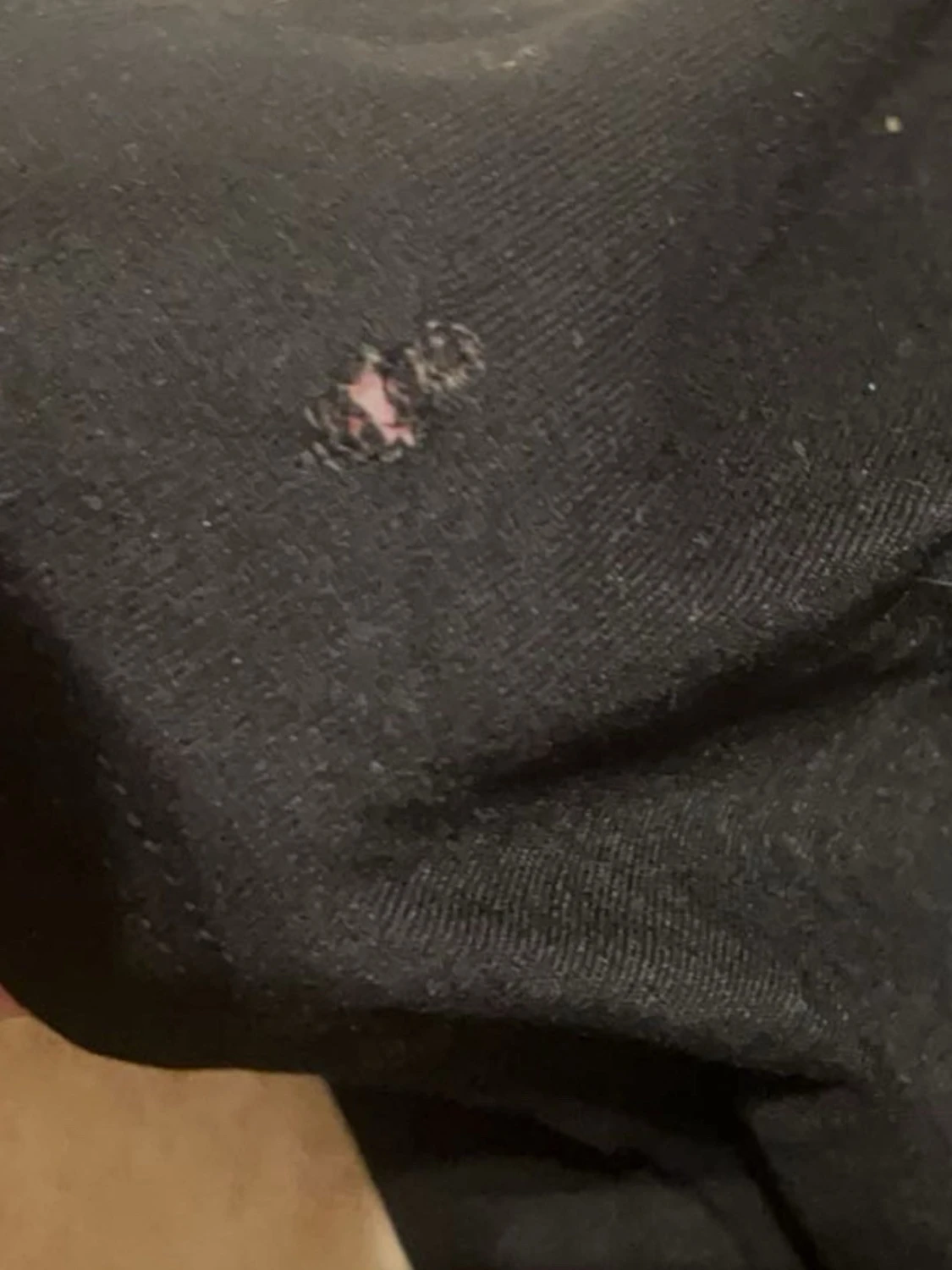 Svart långärmad topp med rund hals - 2