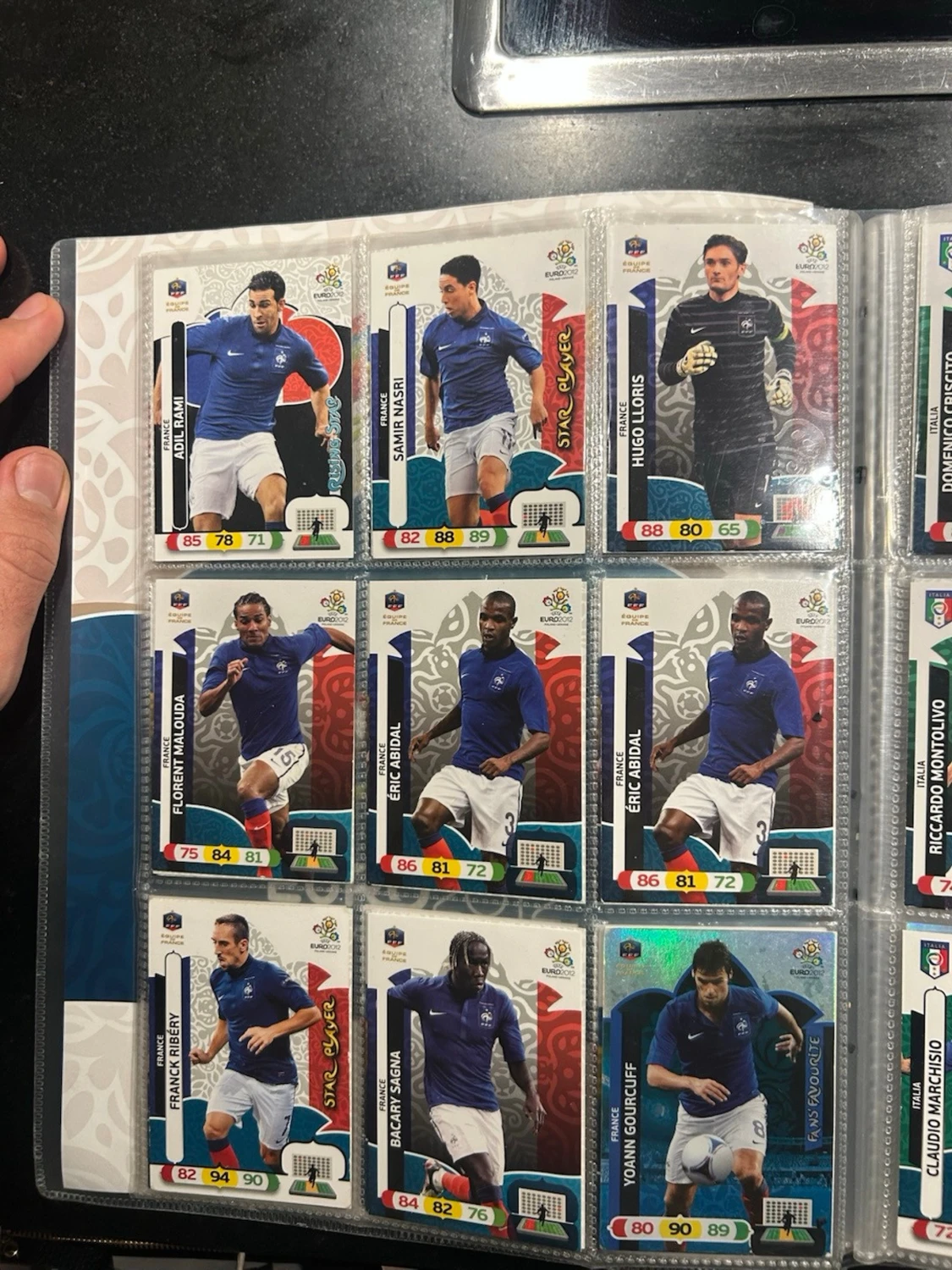 Samling Panini EM 2012 fotbollskort - 5