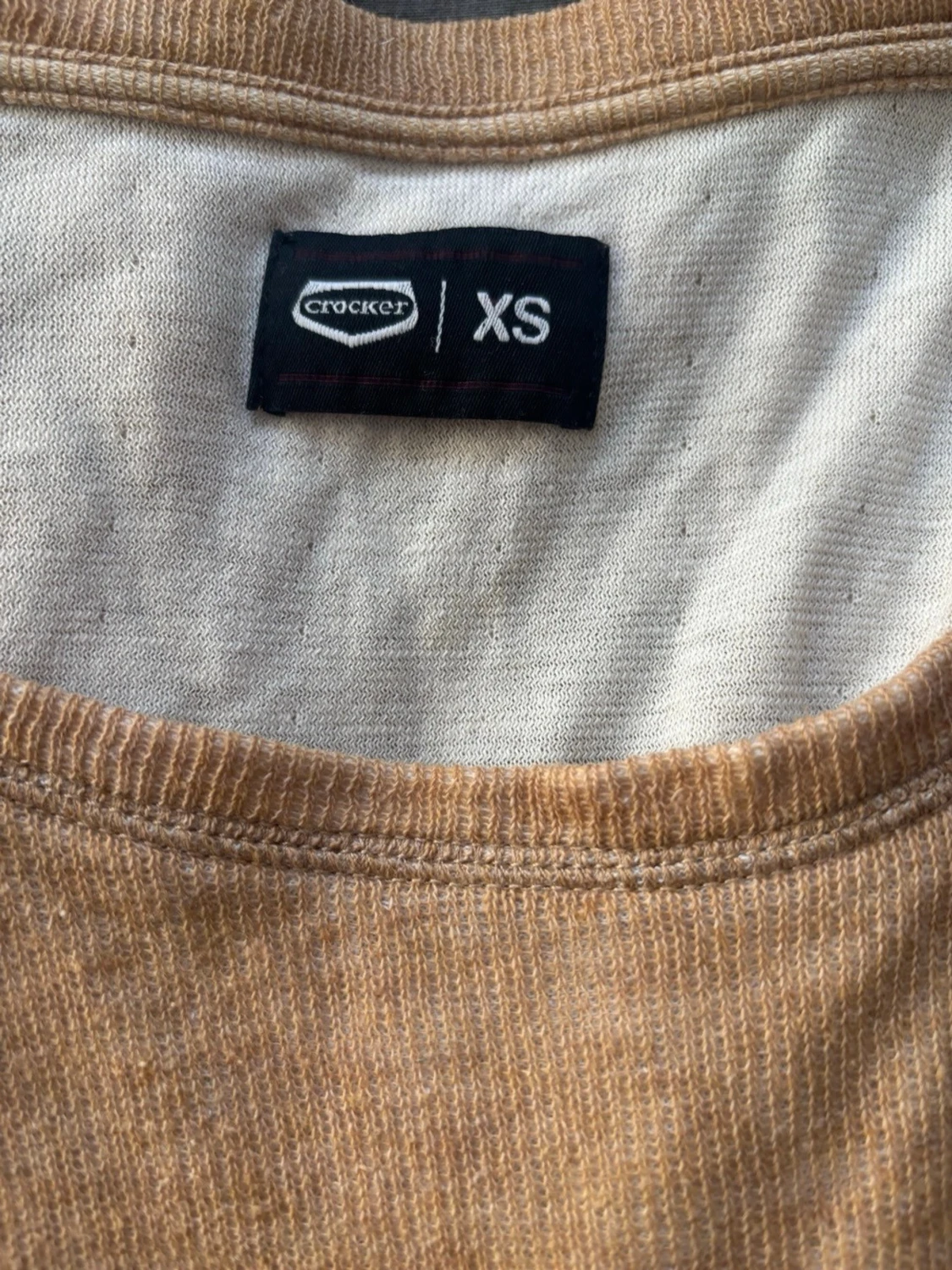 Beige topp med trekvartsärm - 2