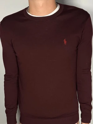 Ralph lauren merinoull tröja - Säljer en riktigt snygg och trendig Ralph Lauren merinoull tröja i fint skick, storlek S, necktagen sitter lite löst i en hörnet men inget som påverkar användningen, vid frågor är det bara att skriva //Gramenti