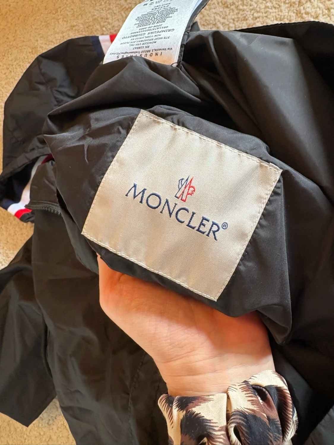 Svart vindjacka från Moncler - 3