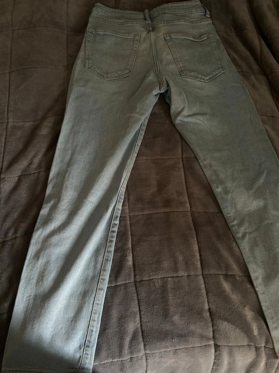 Ljusblå regular fit jeans - 1