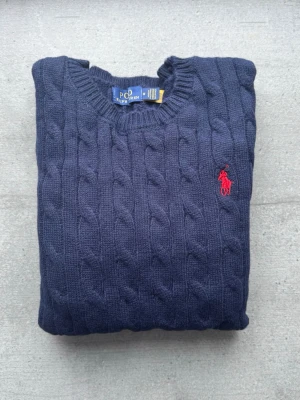 Polo Ralph Lauren quarter zip tröja - En snygg mörk blå Ralph Lauren tröja