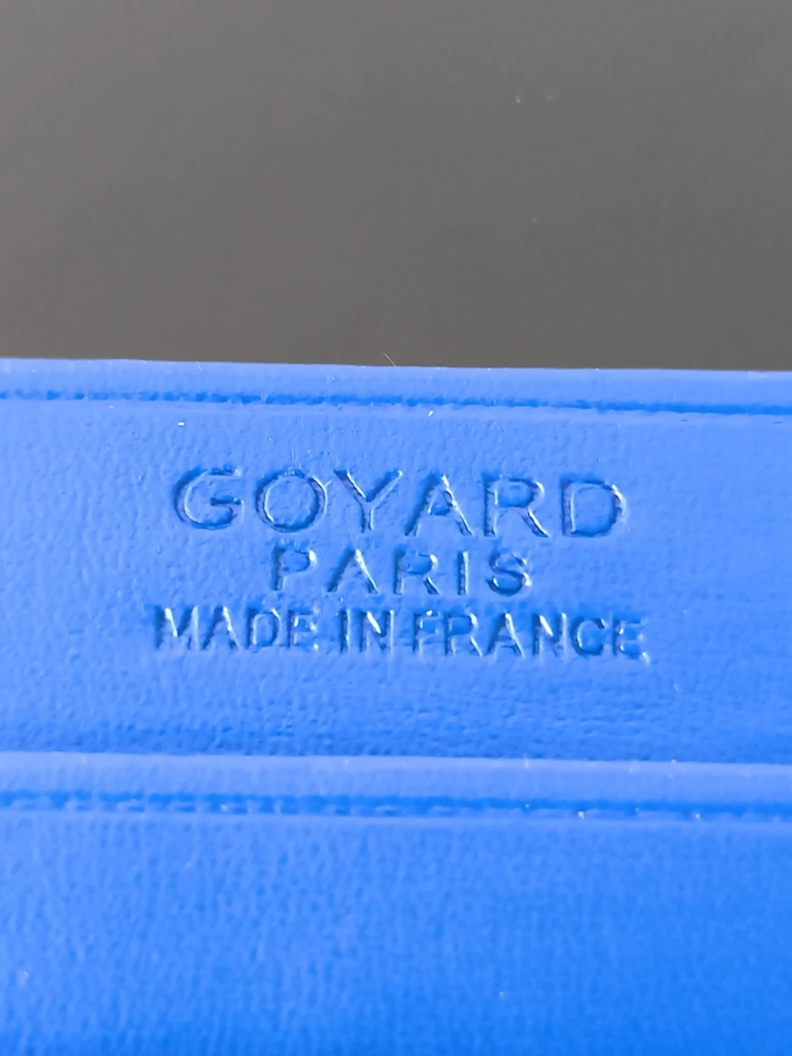 Plånbok i blå färg  - 2