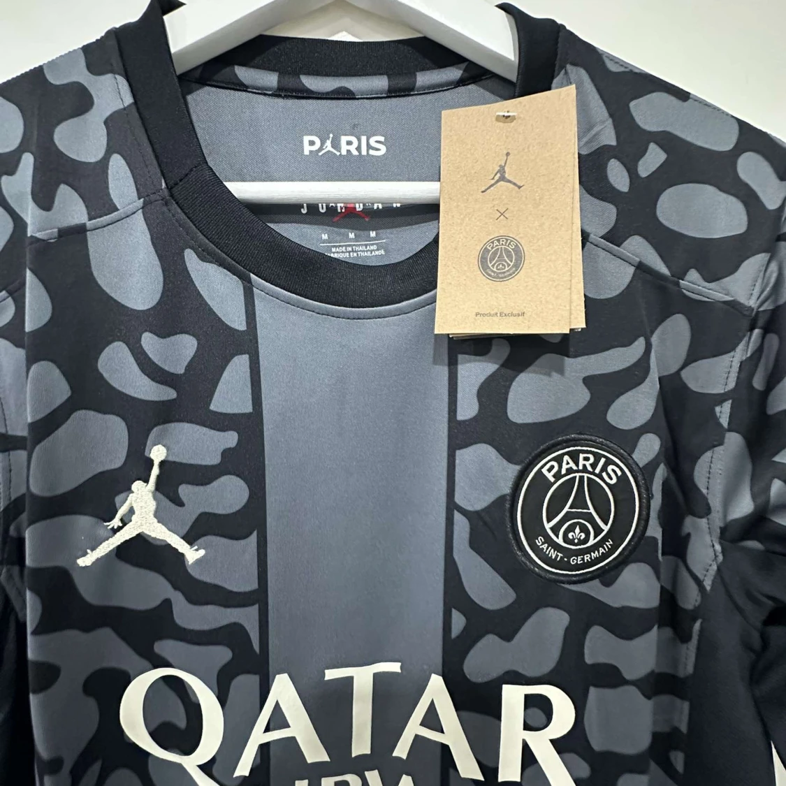 PSG x Jordan svart/grå fotbollströja - 1