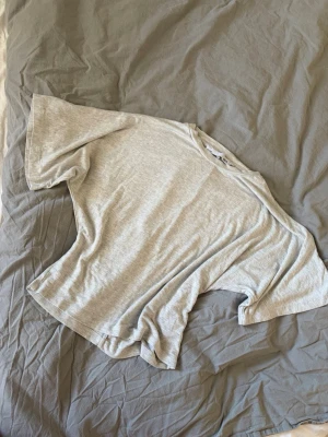 Ljusgrå basic t-shirt - En enkel ljusgrå t-shirt med rund hals och korta ärmar. Perfekt till vardags och lätt att matcha med olika stilar. Tillverkad i mjukt material som känns skönt mot huden.