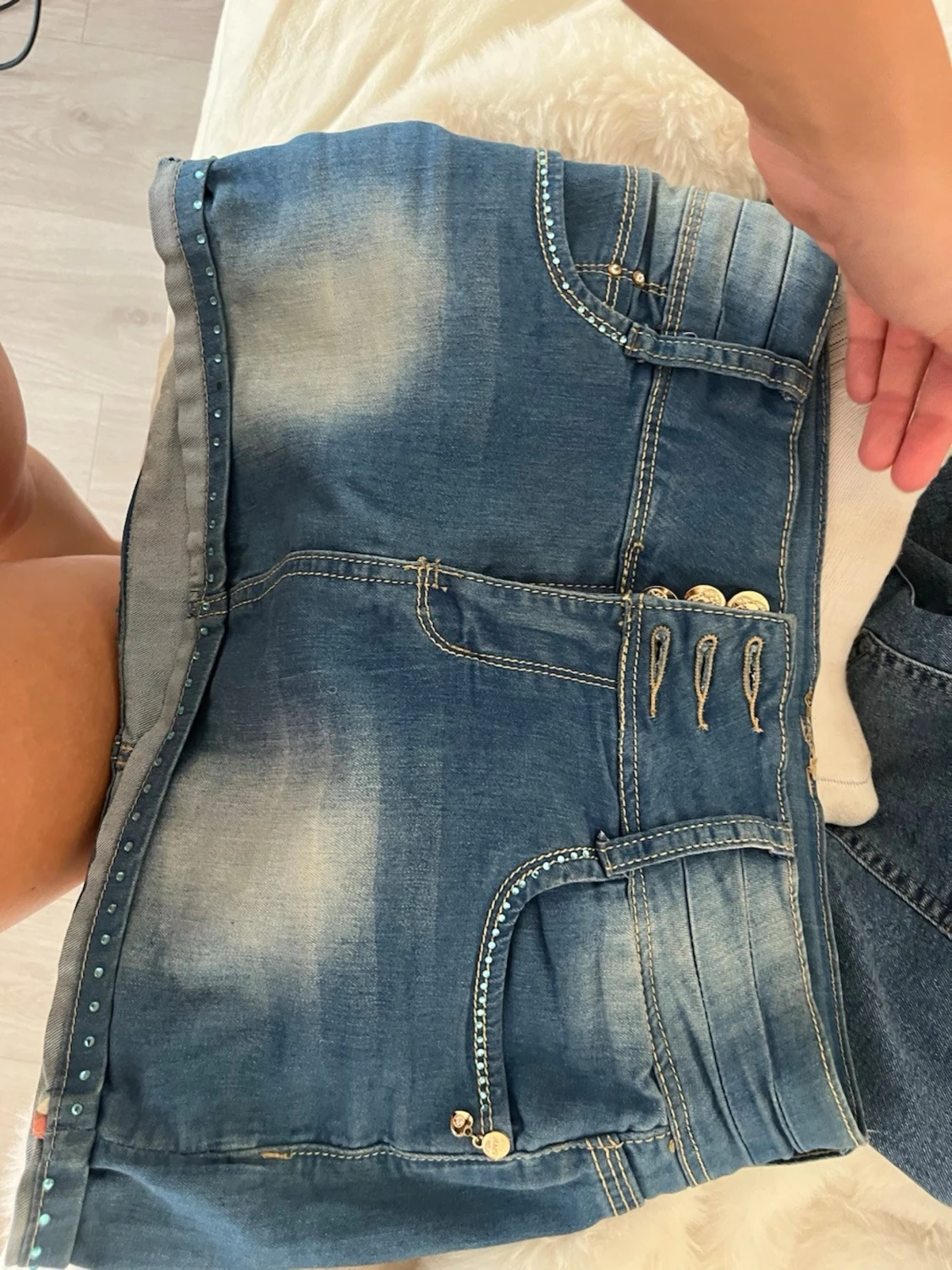 Jeans kjol - 6