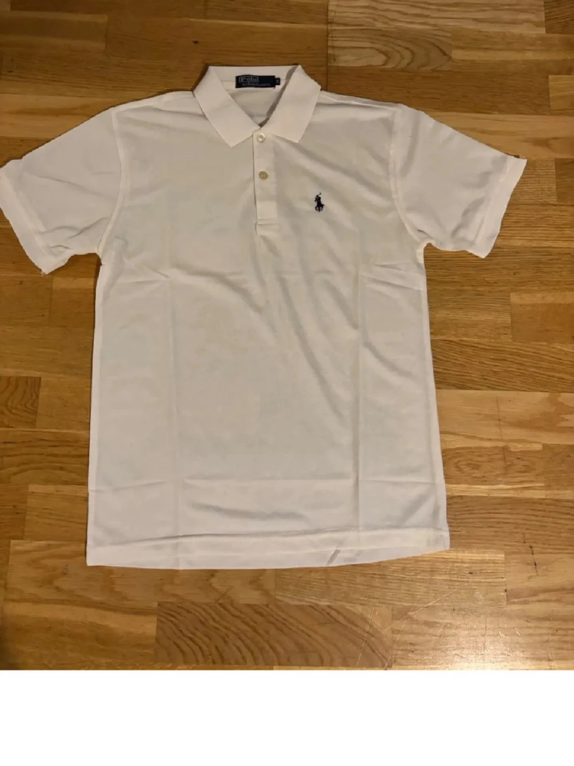 Vit pikétröja från Polo Ralph Lauren