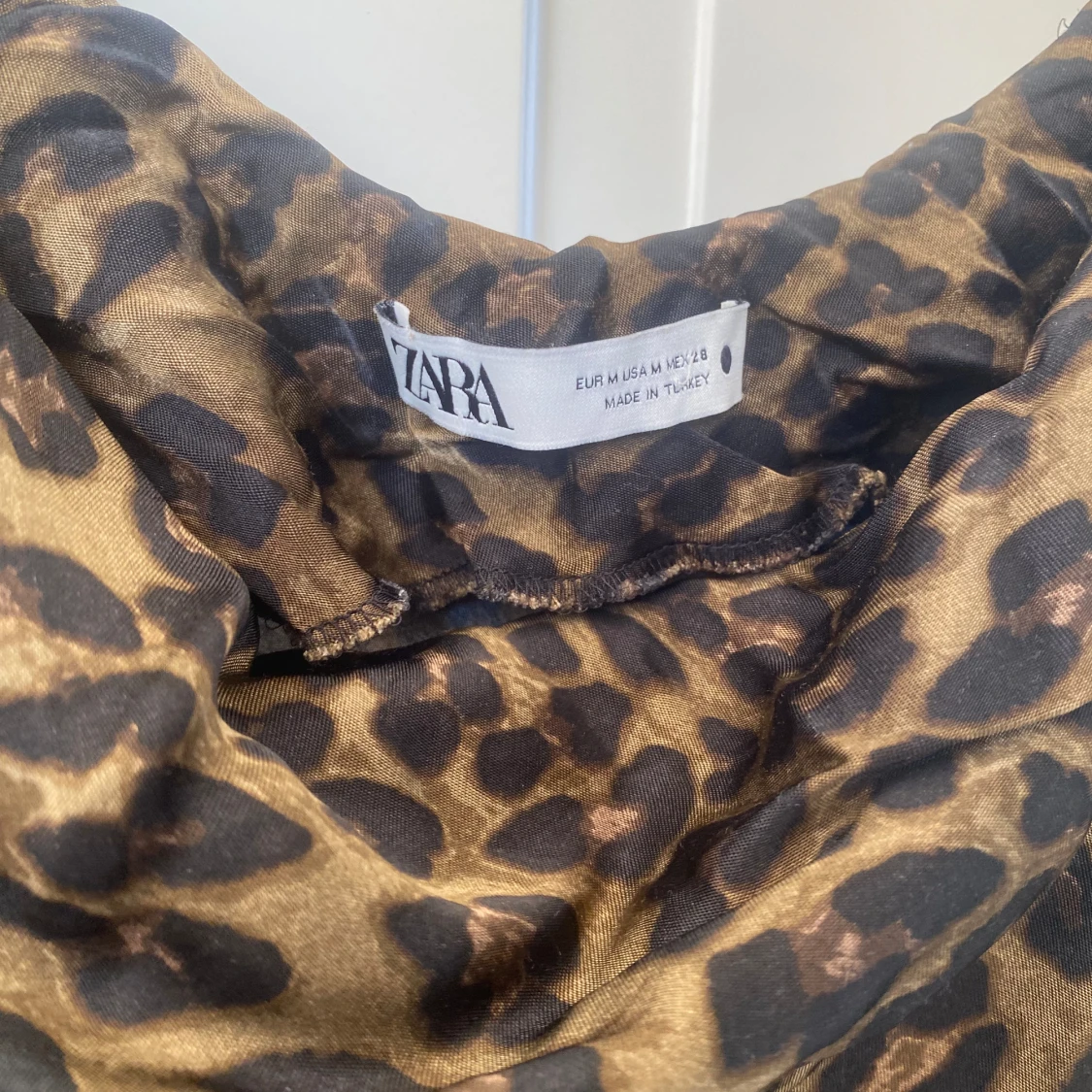 Leopard klänning Zara