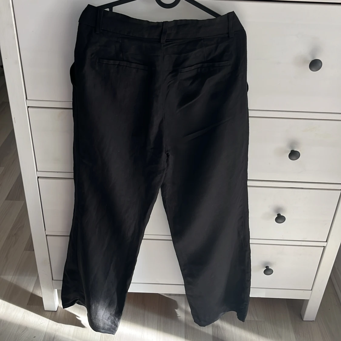 Lågmidjade linnebyxor - 90