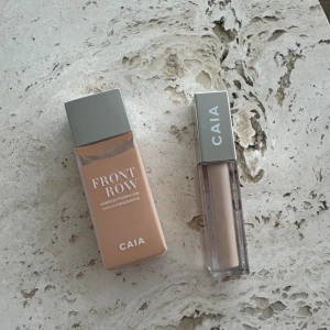 Caia Front Row 2N - Foundation och concealer i 2N. Man ser hur mycket som använts på bilden. Concealer knappt använd 