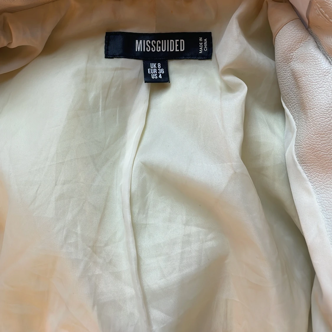 Beige skinnjacka - 91