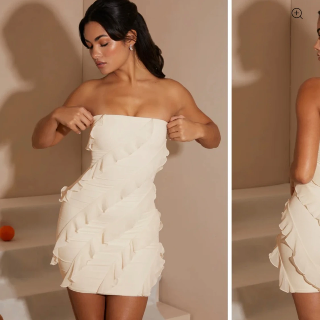 Vit oh polly klänning