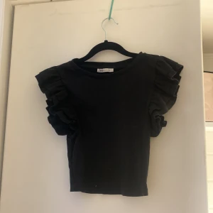 Zara tröja med volang  - Storlek 26/xs väldigt bra skick då jag bara använder den ett fåtal gånger 