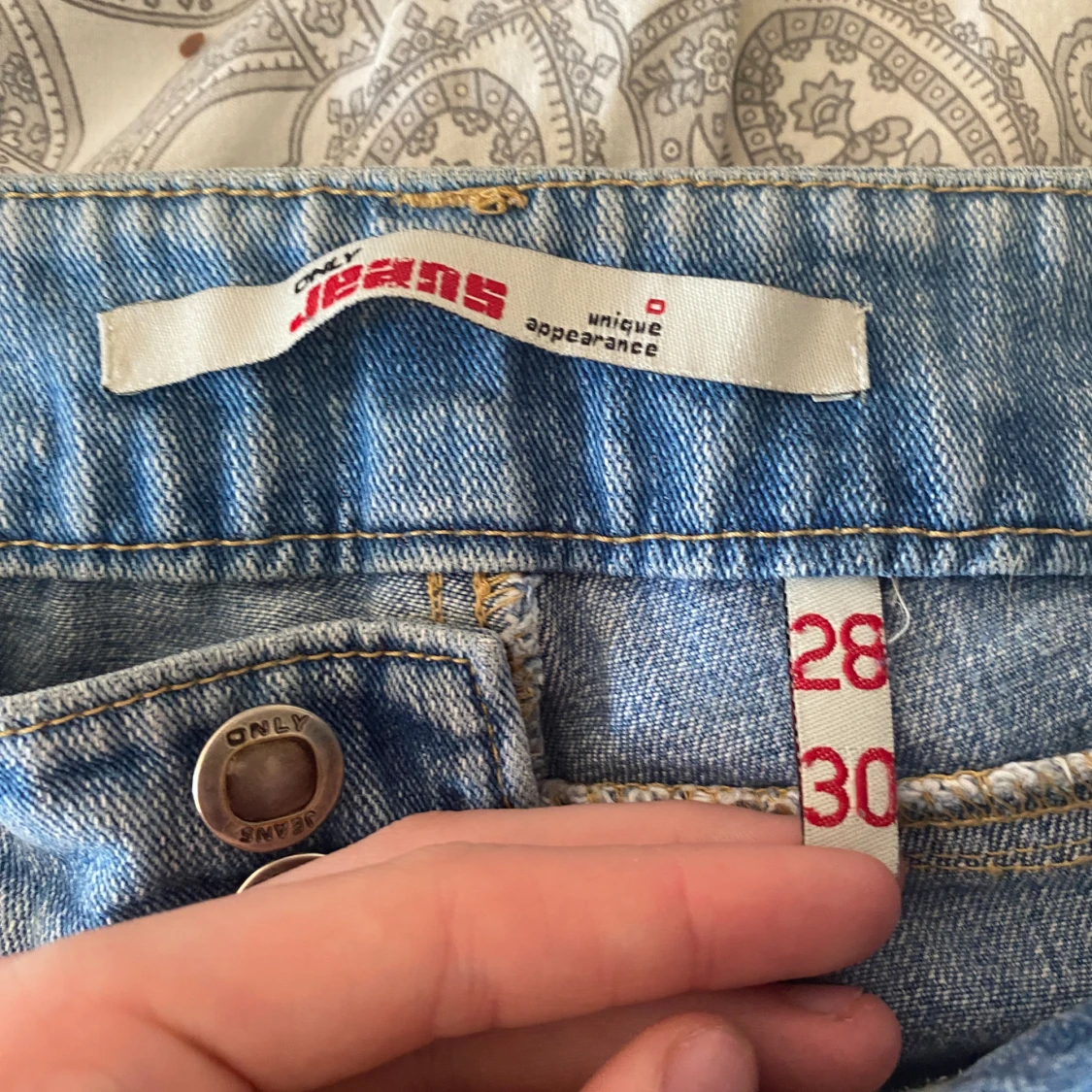 Lågmidjade jeans från only  - 92