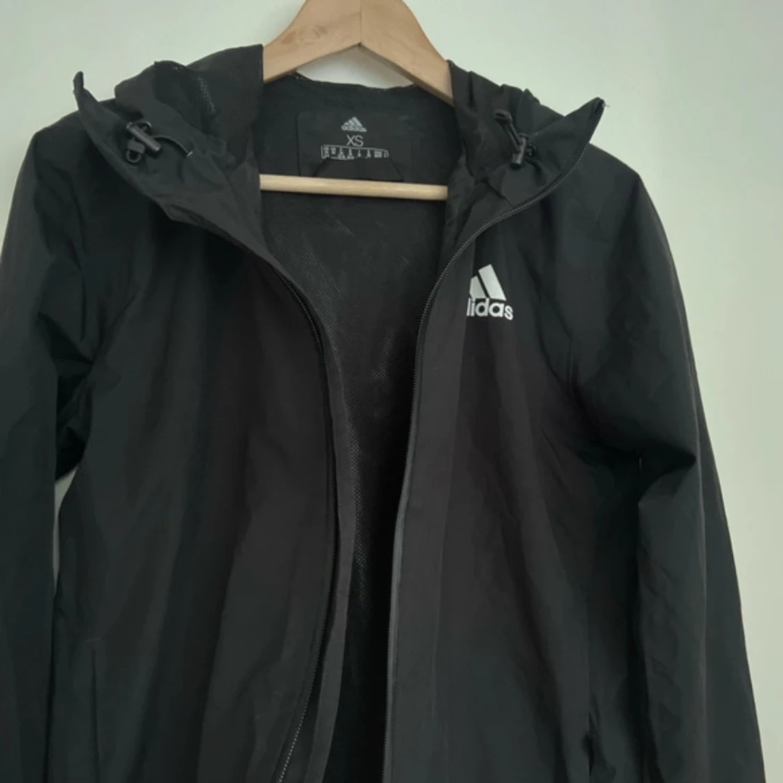 Every day, black Adidas jacket - 90