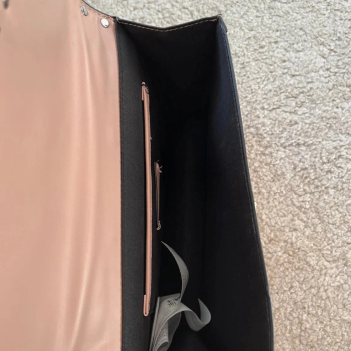 Blommig rosa väska- Mango - 91