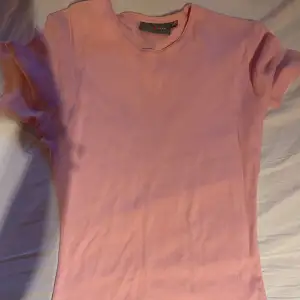 Basic rosa T-shirt, tajt