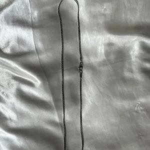 Silvrigt halsband - Ett snyggt silvrigt halsband. Aldrig använt (50 cm)