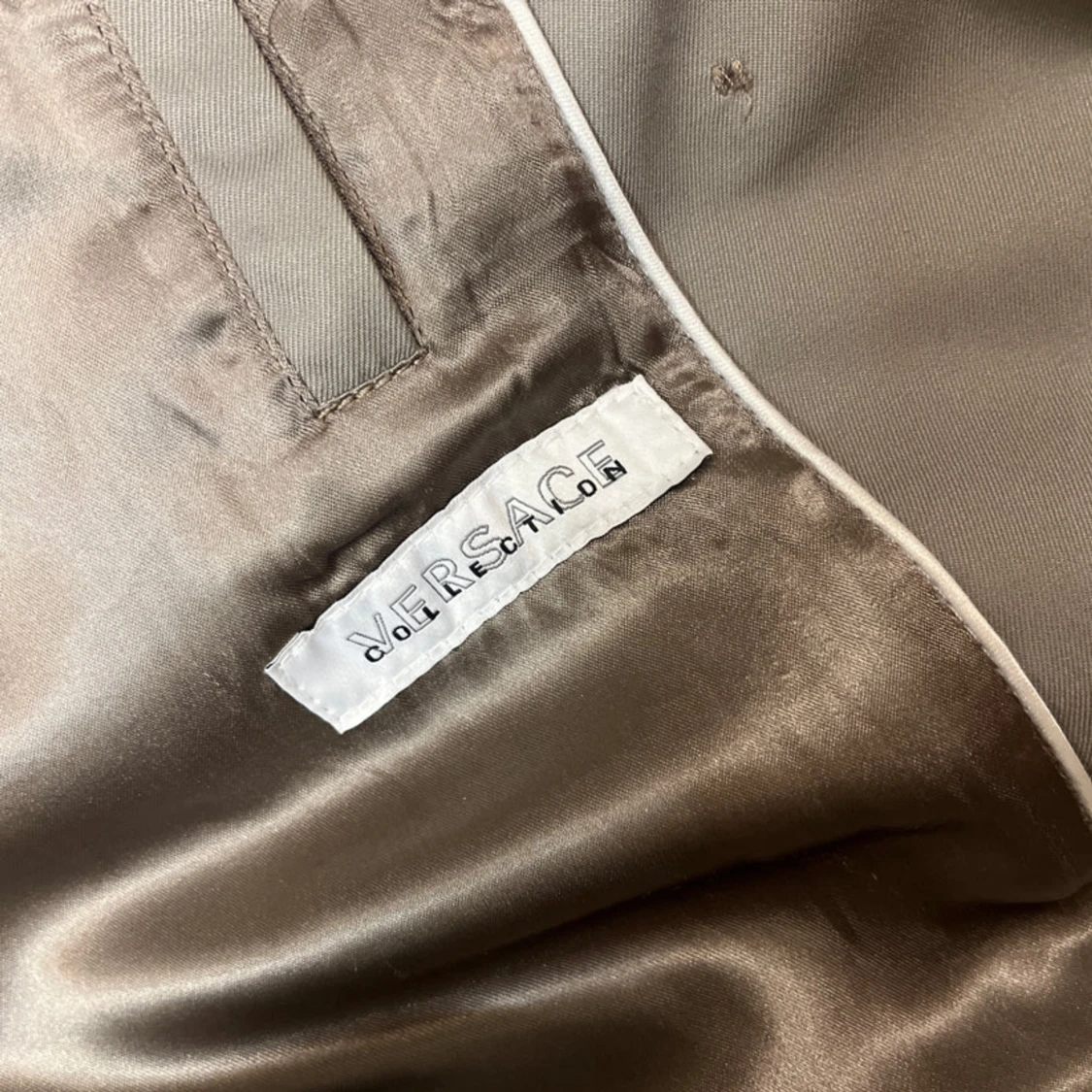 Versace Silk Lined Tranch Coat - 91