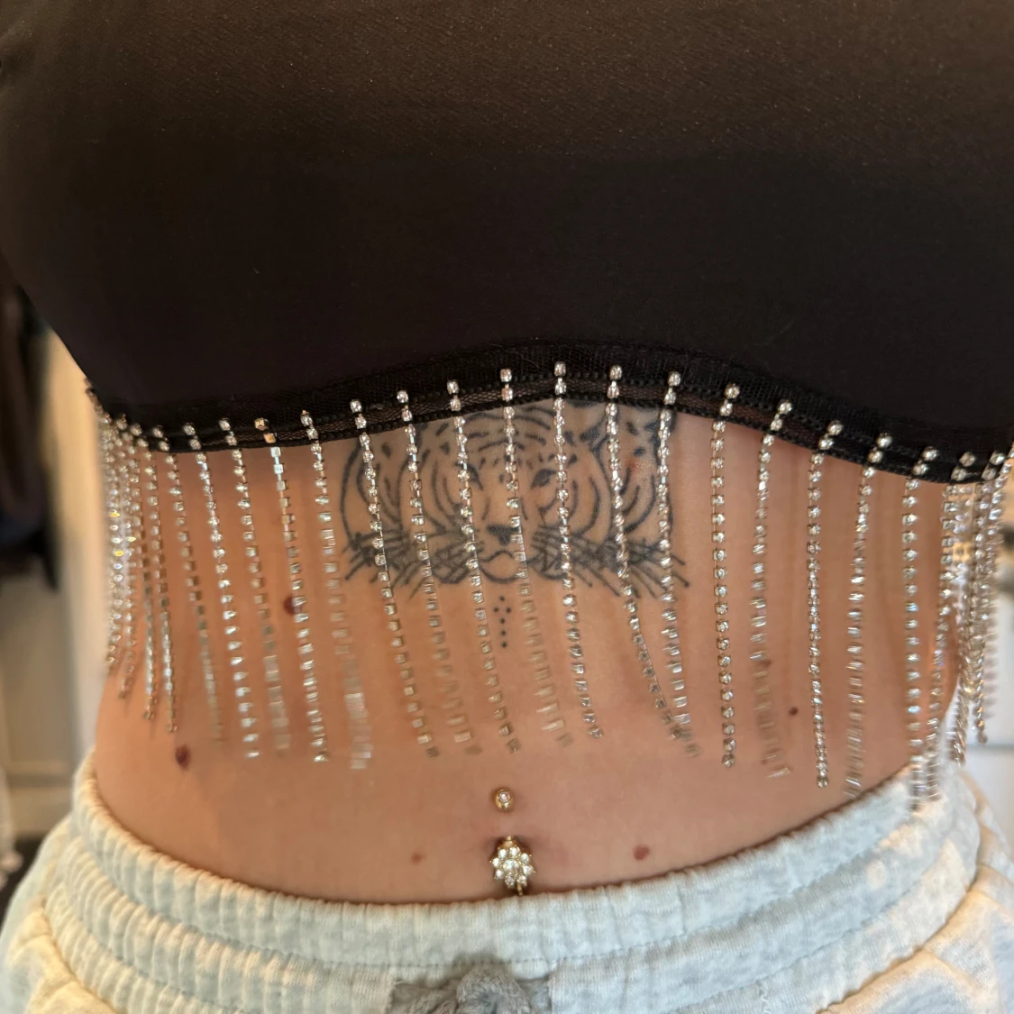 Topp med strass  - 90