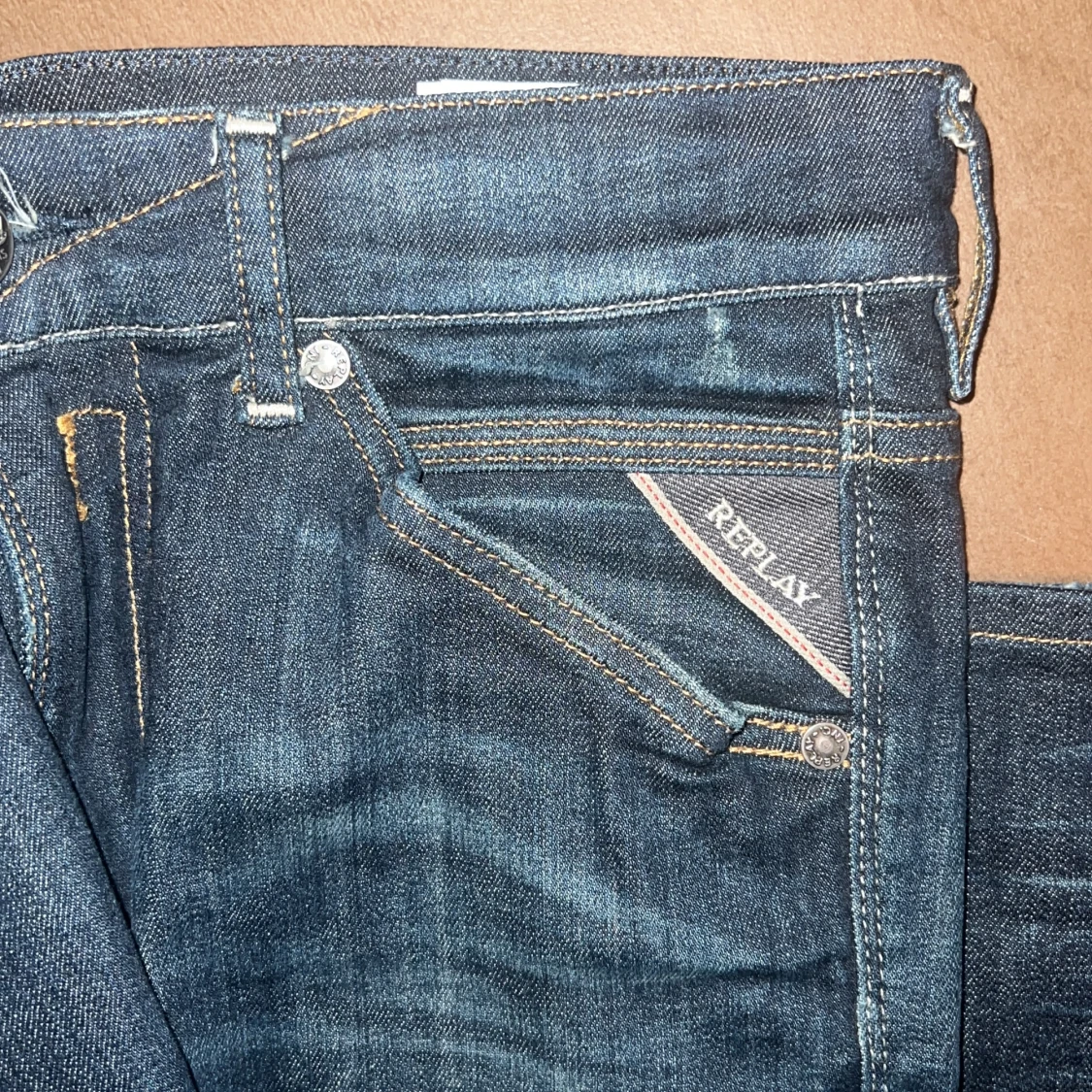 Blå replay jeans - 90