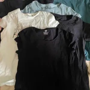 7 st T- shirtar från HM i olika färger i storlek 158 - 164💓150 kr för alla