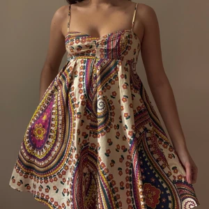 Vintage Betsey Johnson Dress - Retro Print Dress By Betsey Johnson. Back Side Zipper. Adjustable Straps. Some minor discoloration in the print, not visible when worn. Good Condition.  Model Generally Fits XS/S.   80 CM/ 31.5 IN Length 72 CM/ 28.3 IN Chest 68 CM/26.8 IN Waist