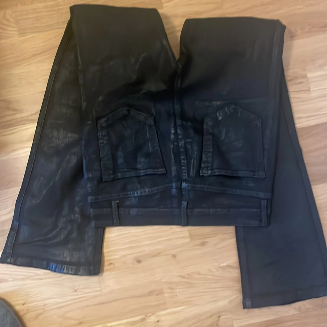 Rick owens waxed flared denim - 27