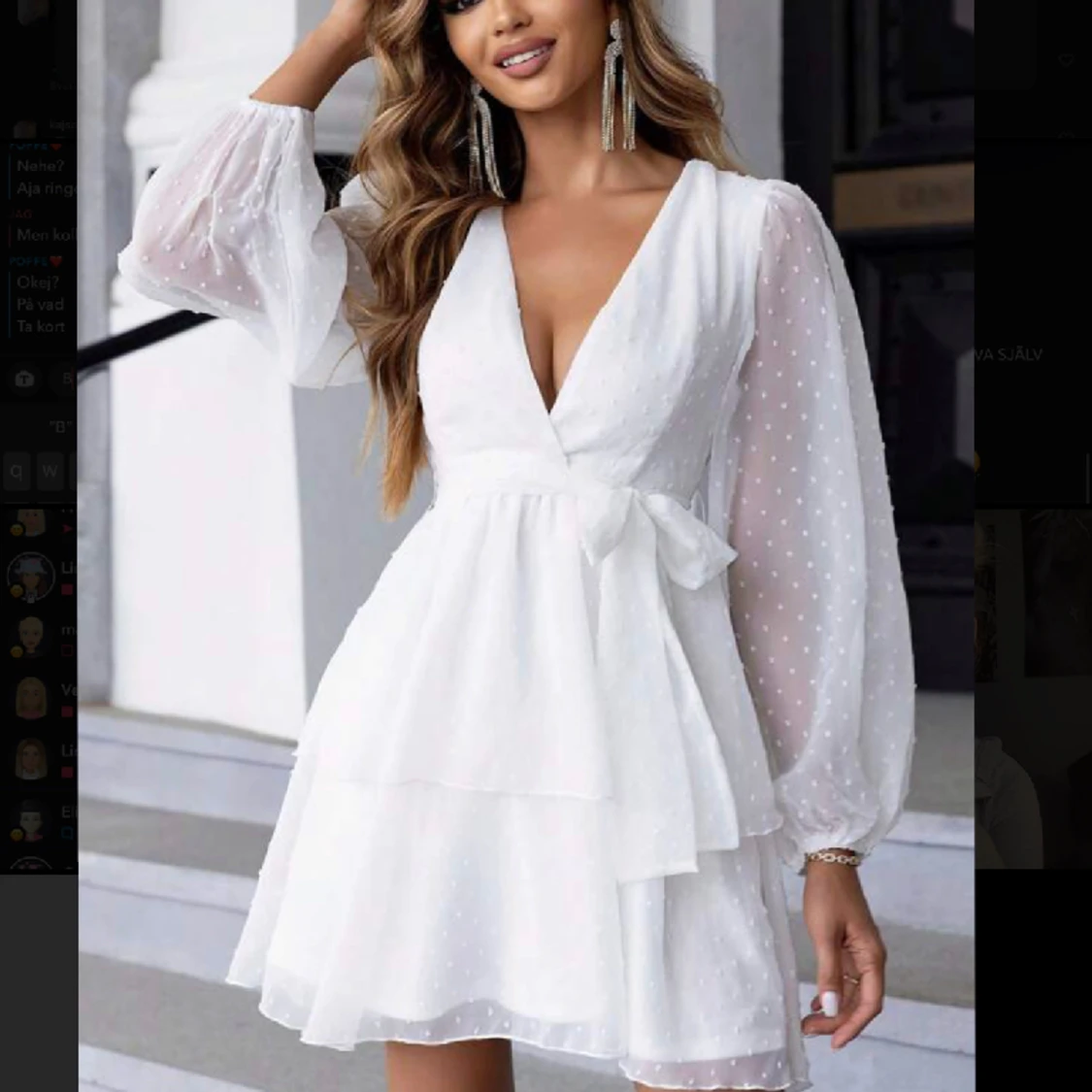 Vit klänning 