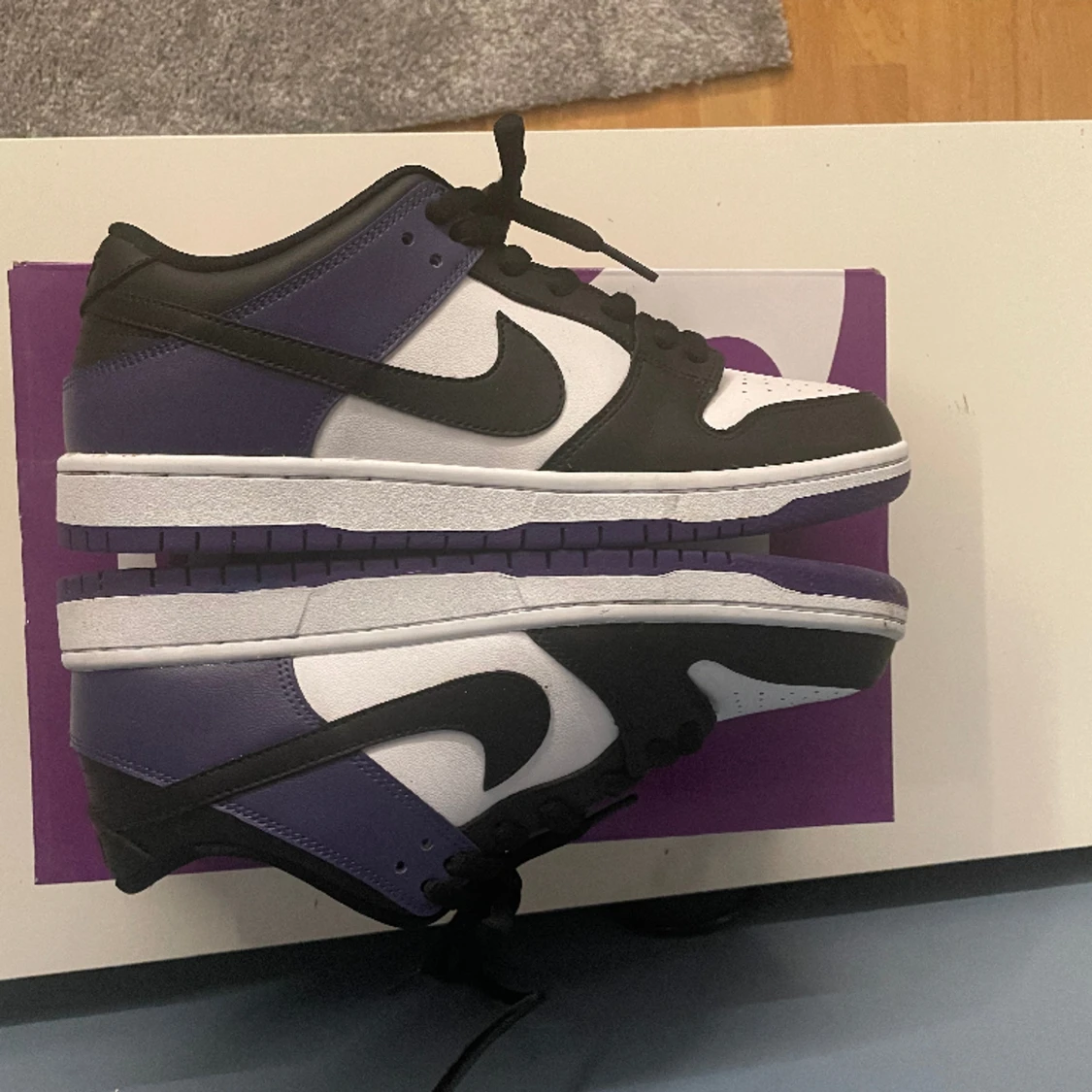 Nike dunk court purple.  - 90