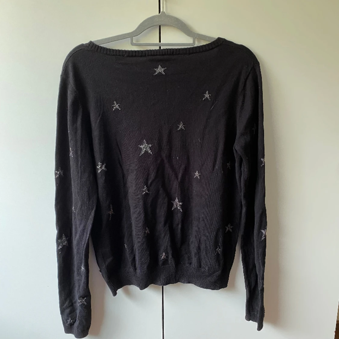 Maison Scotch svart kofta med stjärnor  - 91