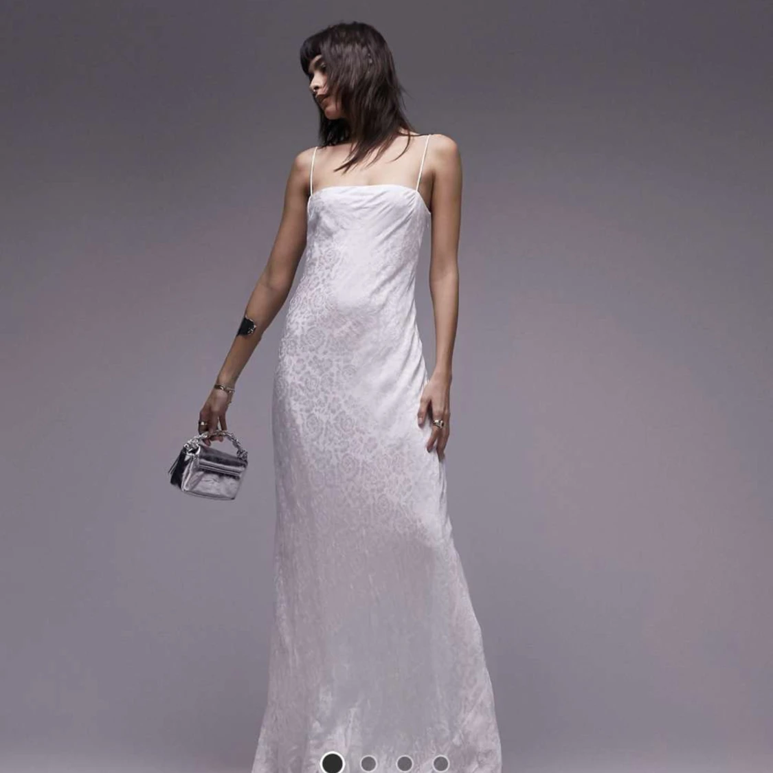 Vit långklänning - 91