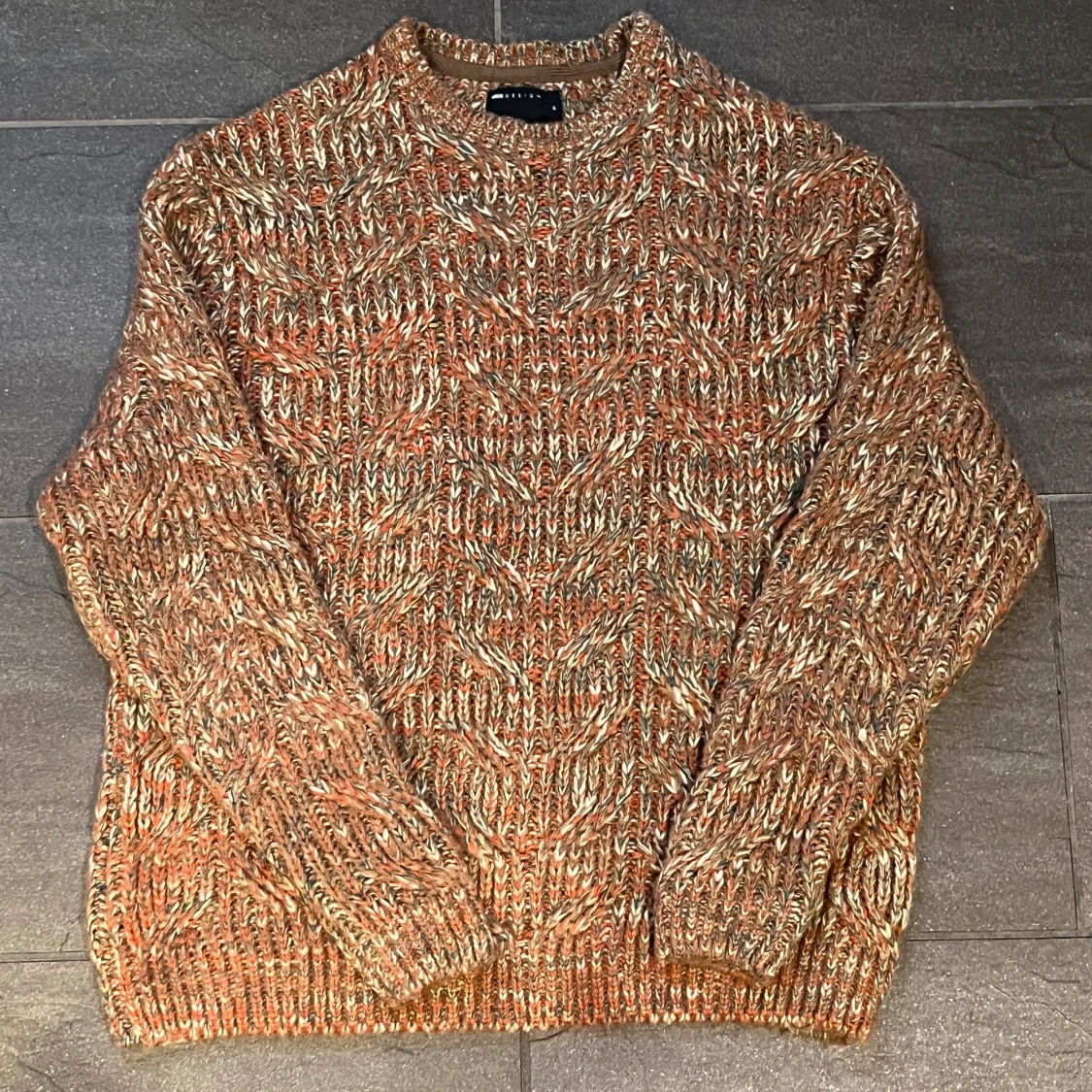 Stickad sweatshirt  - 91