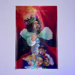 J Cole - KOD Poster - Riktigt cool poster/affisch från J Coles KOD-album som endast är upptejpad och i toppskick