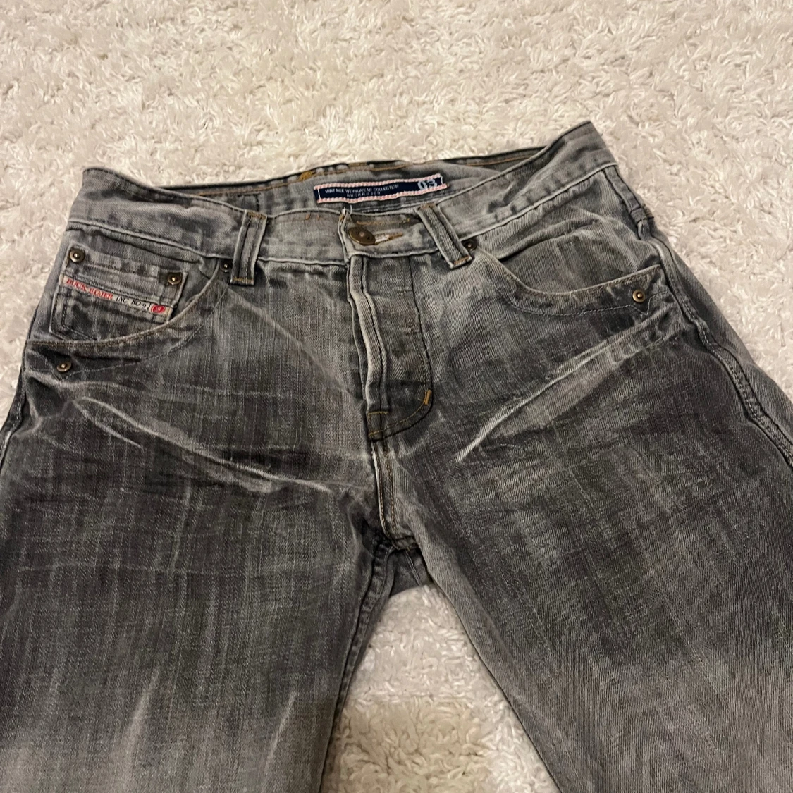 Vintage grå jeans - 90